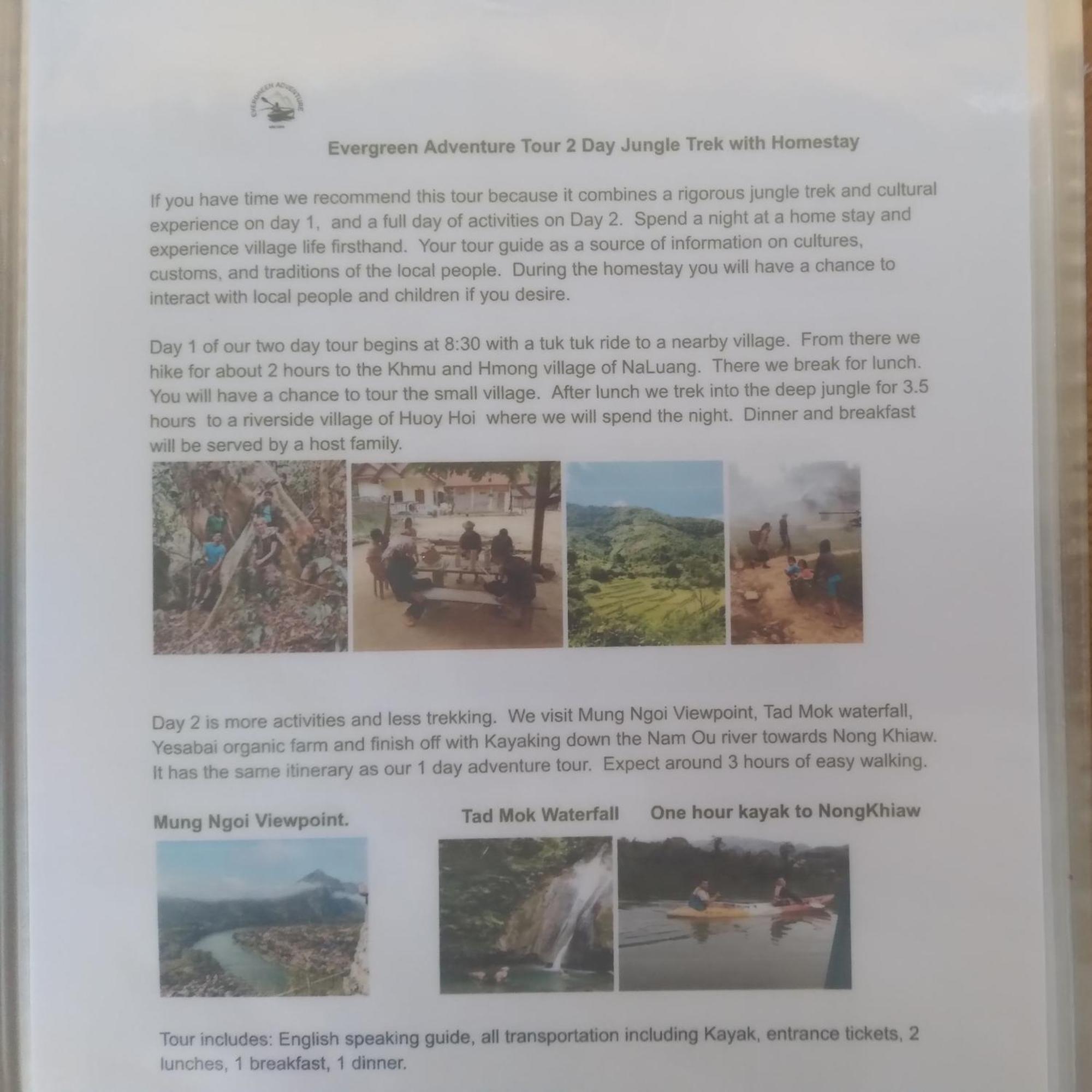 Lamorn Guesthouse Nong Khiaw Bagian luar foto